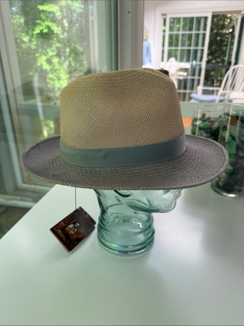 Fedora Summer Hat hand made by locals in Equador.  NWT Male or Female